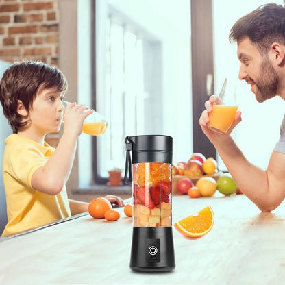 Cordless Black Battery-Operated Blender