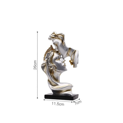 Abstract art couple decoration living room wine cabinet study decoration figure sculpture handicrafts