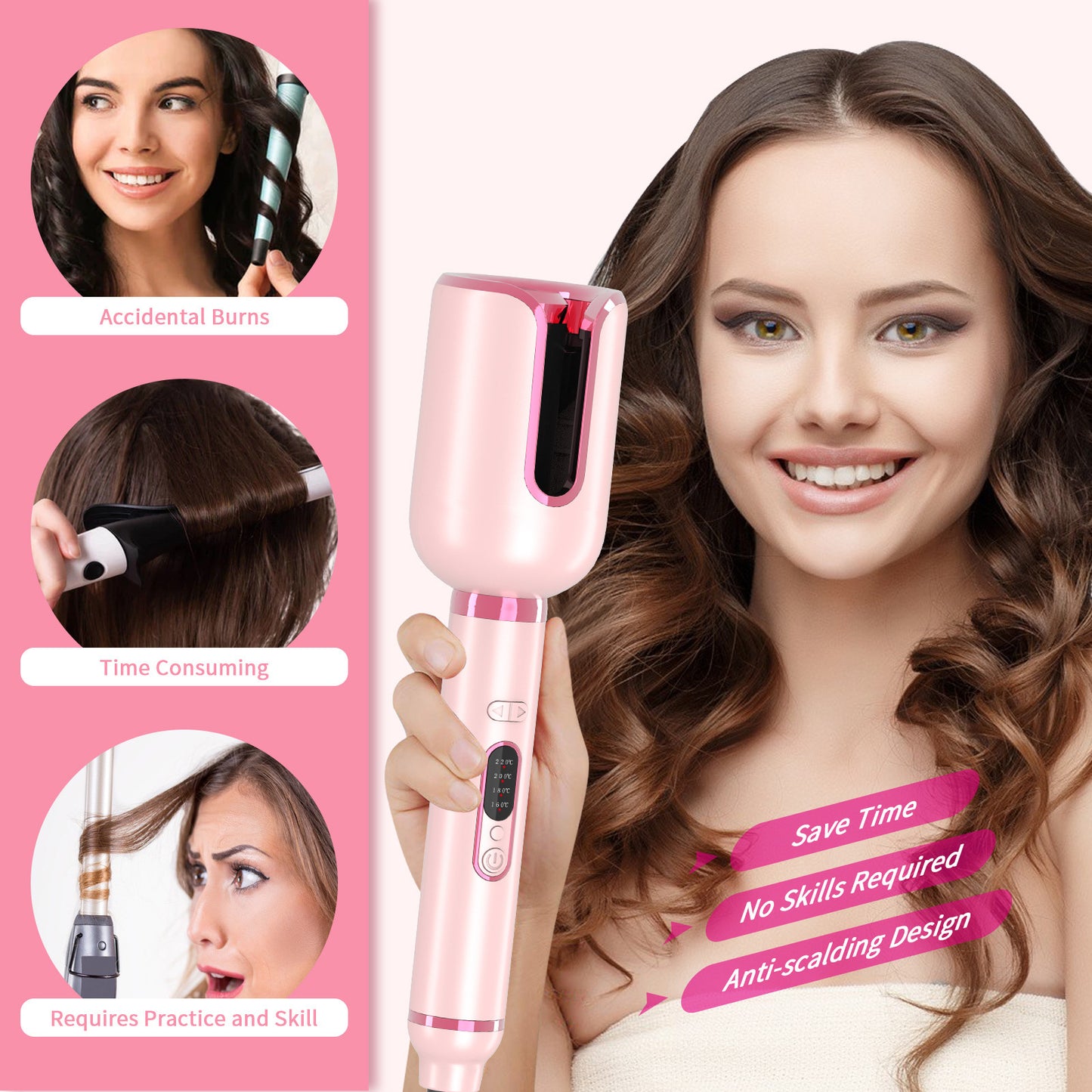 Negative Ion Comb Long-lasting Shaping Curly Hair