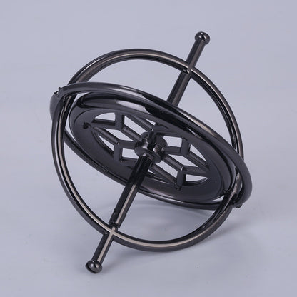 Creative Scientific Learning Metal Finger Gyroscope Gyro Top Pressure Relieve Classic Toy Educational Toy For Children