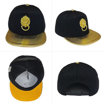 Men's PU Leather Hip-hop Baseball Cap