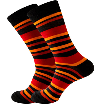 Striped Men And Women Trendy Color Street Cool Tube Socks