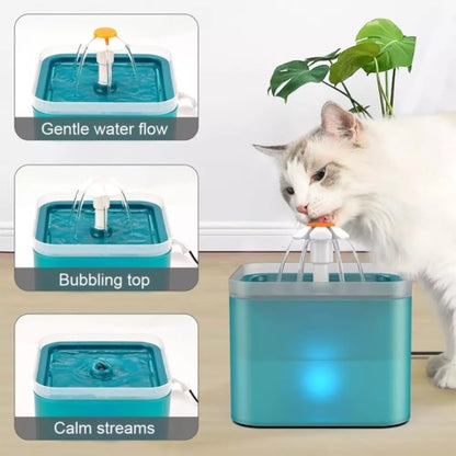 Cat Mate 2L Pet Drinking Water Fountain, Cat Fountain For Cats And Small Dogs