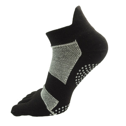 Men's Cotton Running Sports Toe Socks