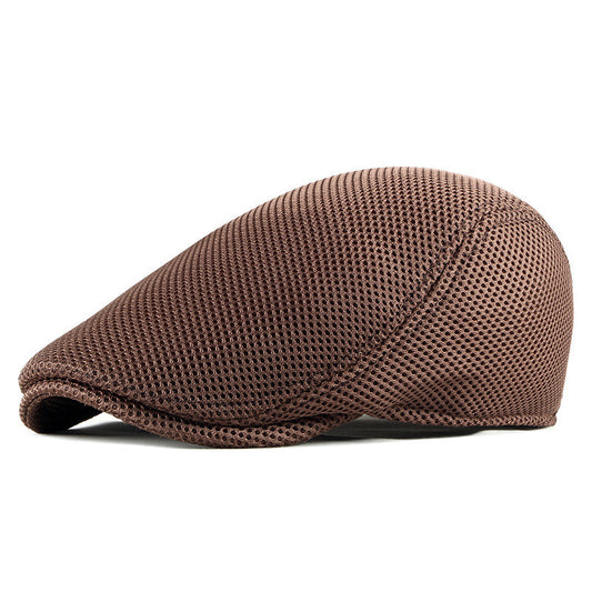 Hollow Mesh Men's Fashion Light Board Simple Cap