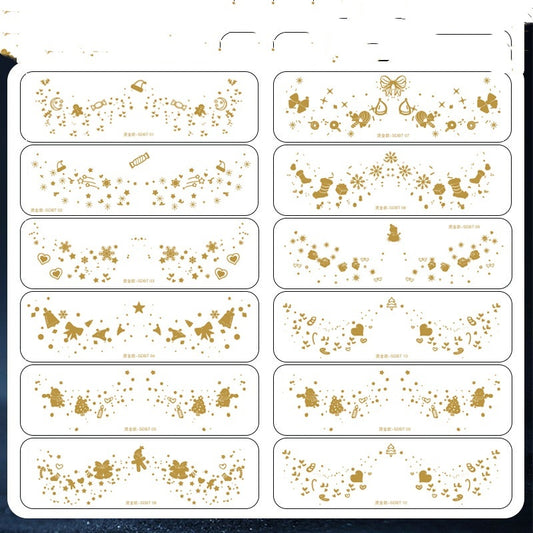 Gilding Freckle Tattoo Sticker European And American Gilding Glitter Stickers Waterproof