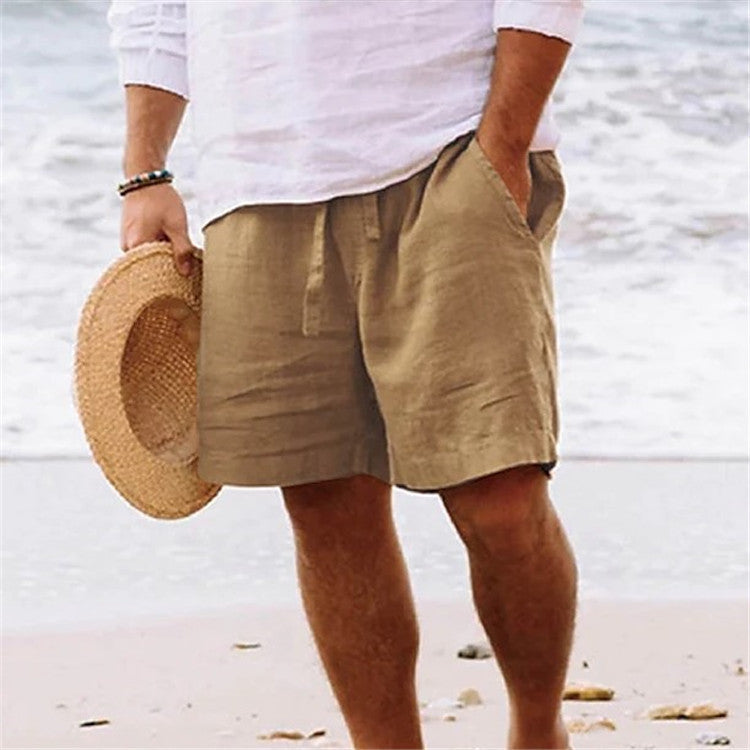 Men's Daily Sand Pure Color Comfortable Breathable Shorts