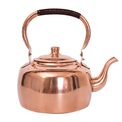 Large Thickened Household Brass Teapot