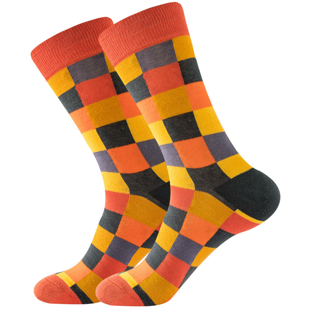 Striped Men And Women Trendy Color Street Cool Tube Socks