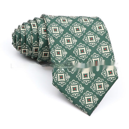 Business Polyester Men's Printed Workplace Tie