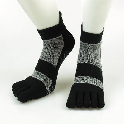 Men's Cotton Running Sports Toe Socks