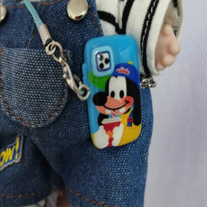 2025 New Labubu Accessories Decor Mini Cartoon Phone Case Pendant Mini Camera Labubu Diy Decor Accessories Toy Gift