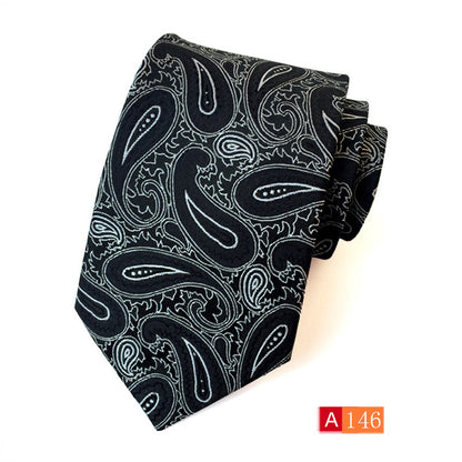 Men's Casual Formal Wear Polyester Jacquard Tie