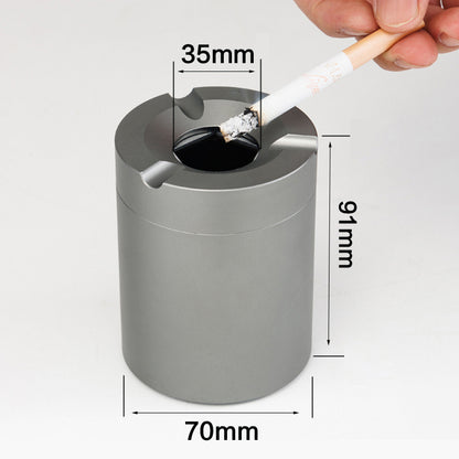 Household Minimalist Ash-proof Stainless Steel Ashtray