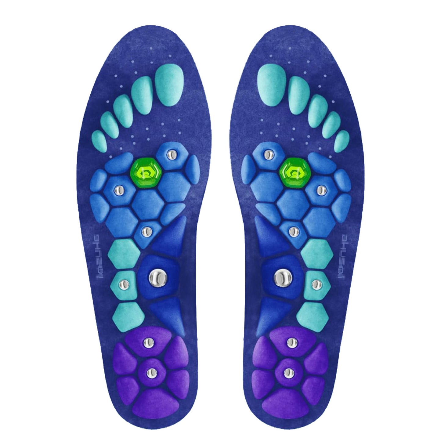 Magnetic Therapy Health Care Acupoint Foot Massage Insoles For Men And Women