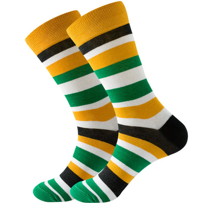 Striped Men And Women Trendy Color Street Cool Tube Socks