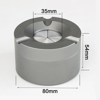 Household Minimalist Ash-proof Stainless Steel Ashtray