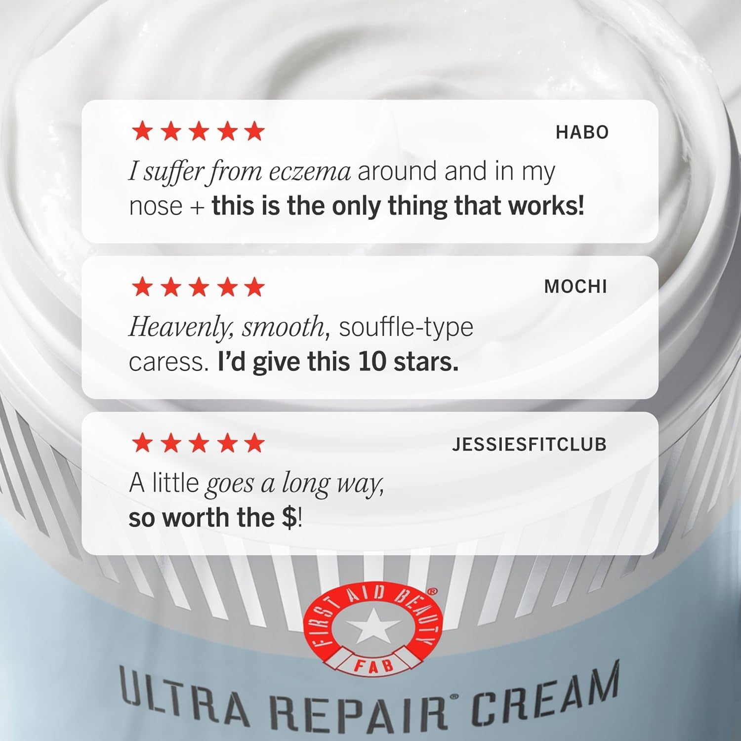 Ultra Repair Cream Intensive Hydration Daily Moisturiser for Face + Body – Strengthens Skin Barrier + Instantly Relieves Dry, Distressed Skin – 170.1 G + Bonus 28.3 G Travel Size