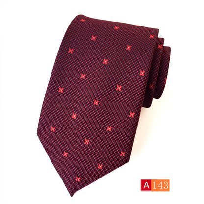 Men's Casual Formal Wear Polyester Jacquard Tie