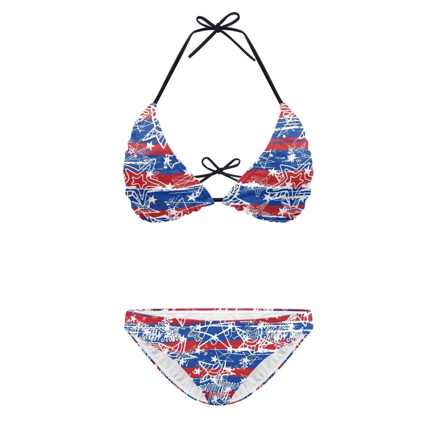 Women's Split Printed Swimsuit