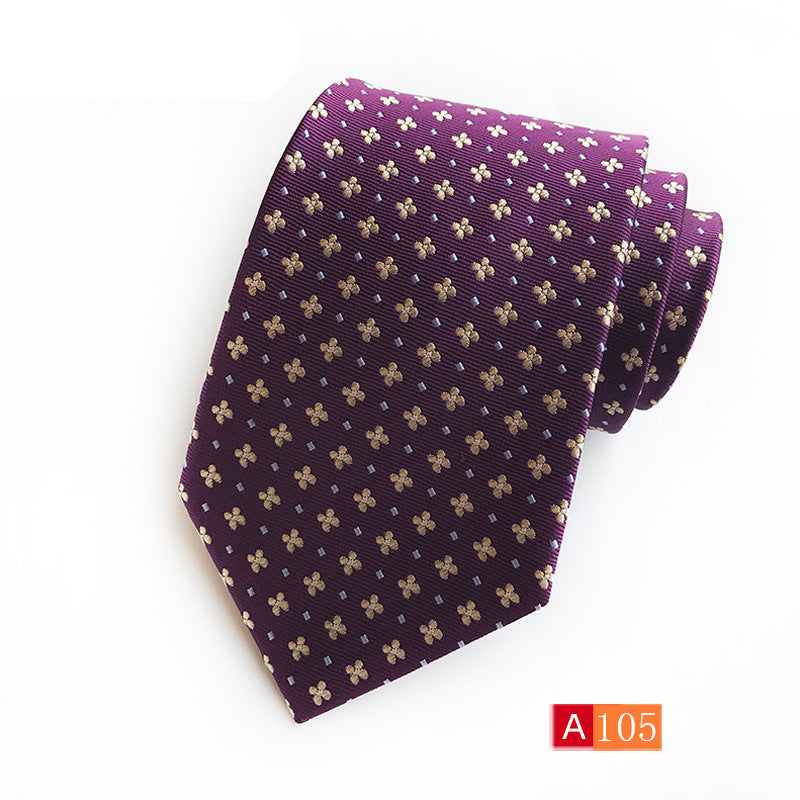 Men's Casual Formal Wear Polyester Jacquard Tie