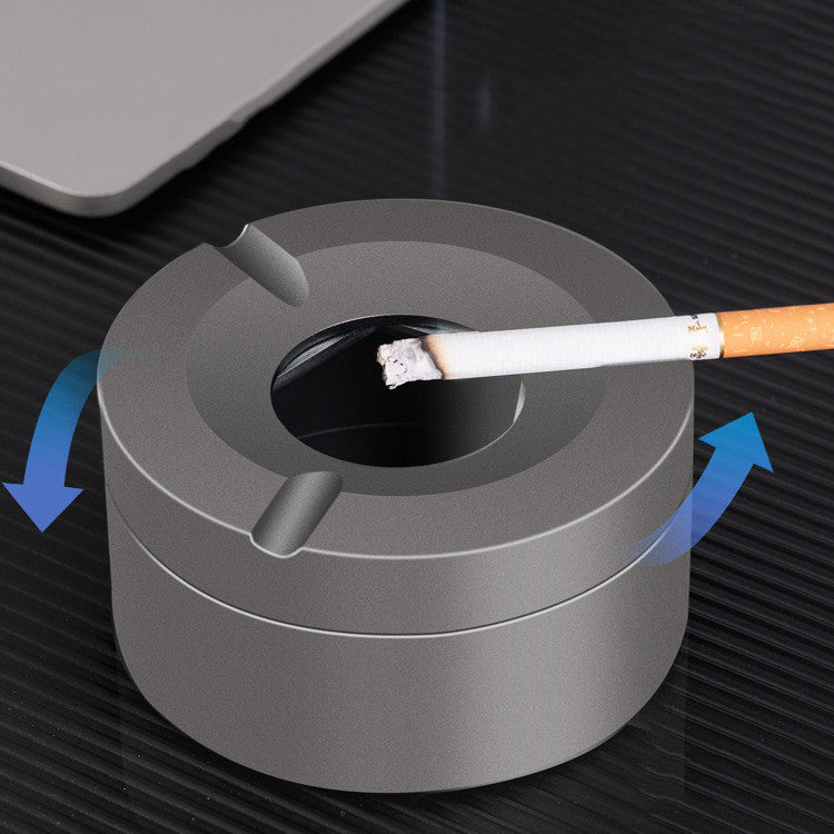 Household Minimalist Ash-proof Stainless Steel Ashtray