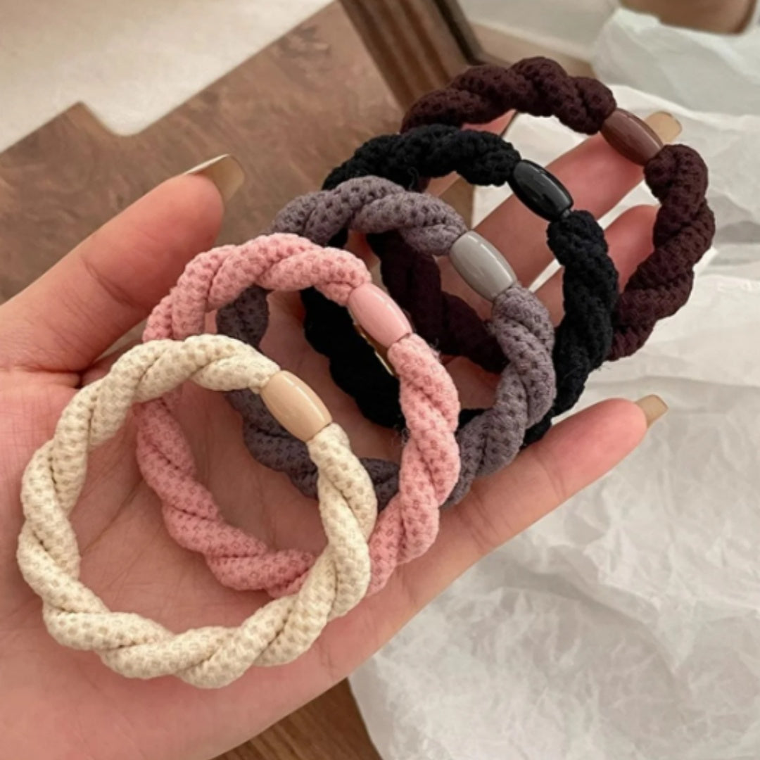 Female Hair Tie With Simple High Ponytail Rope