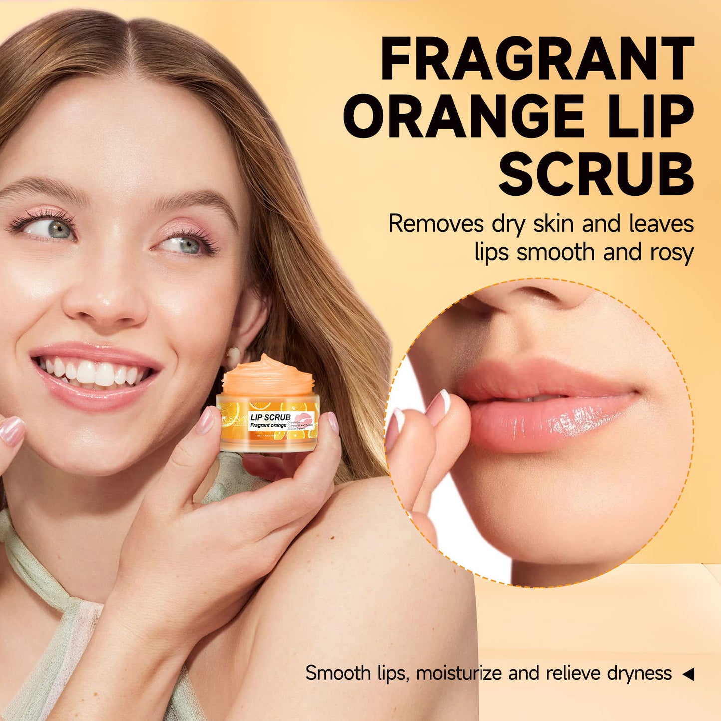 50g Fragrant Citrus Lip Scrub Cream