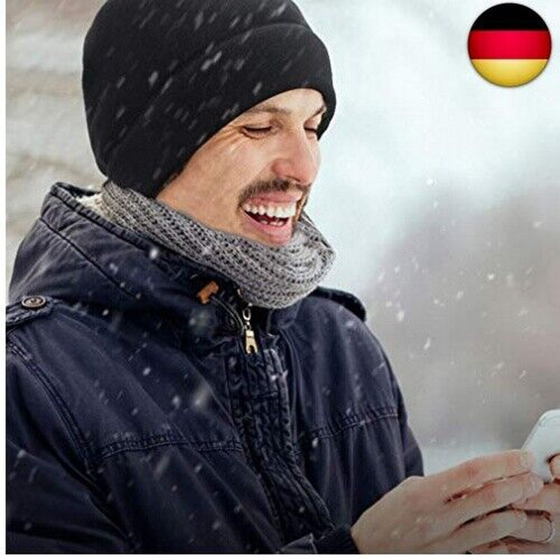 2 Stück Laufmütze Sportmütze Herren Wintermütze Damen Joggen Mütze Unter Helm Be