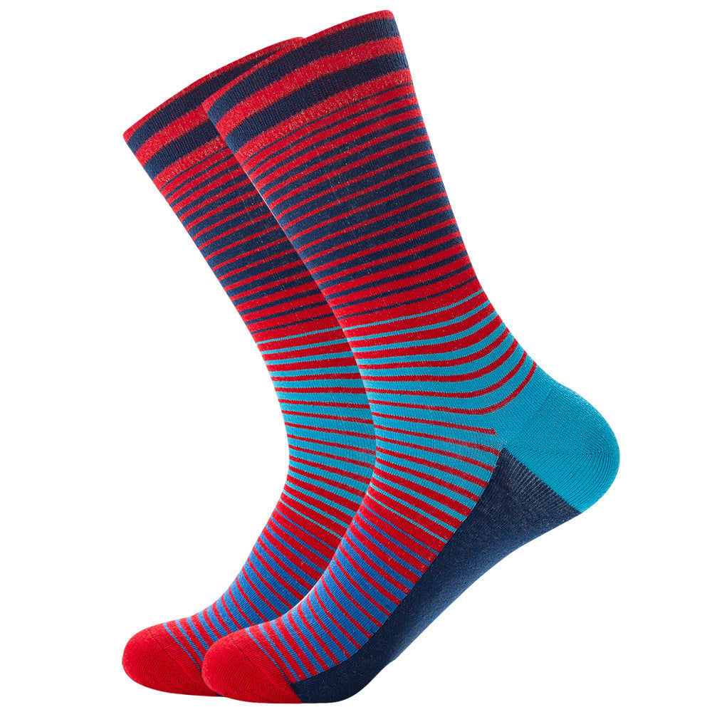 Striped Men And Women Trendy Color Street Cool Tube Socks