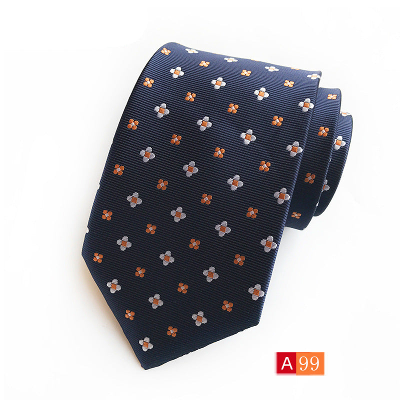 Men's Casual Formal Wear Polyester Jacquard Tie