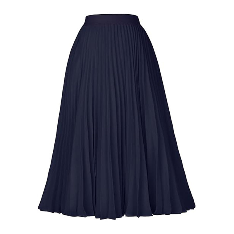 Medium-length Large Swing Casual Skirt