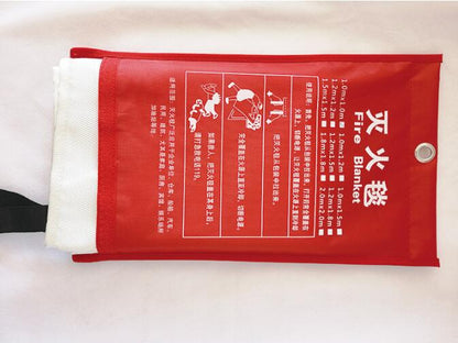 Fire Blanket 1x1m Emergency Survival Safety Fires Glass Fiber Clothing 0.45mm PRE Emergency Survival Fire Shelter Fire Blanket