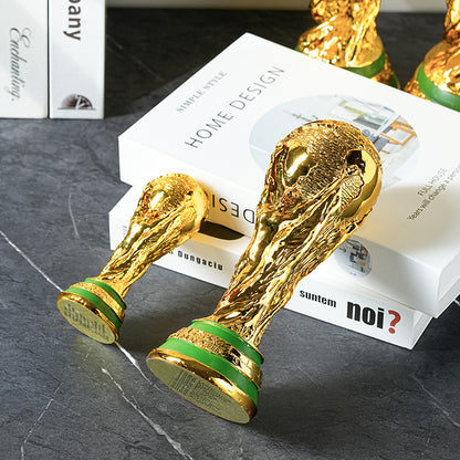 Qatar World Cup model ornament Hercules Cup trophy football fan commemorative decoration