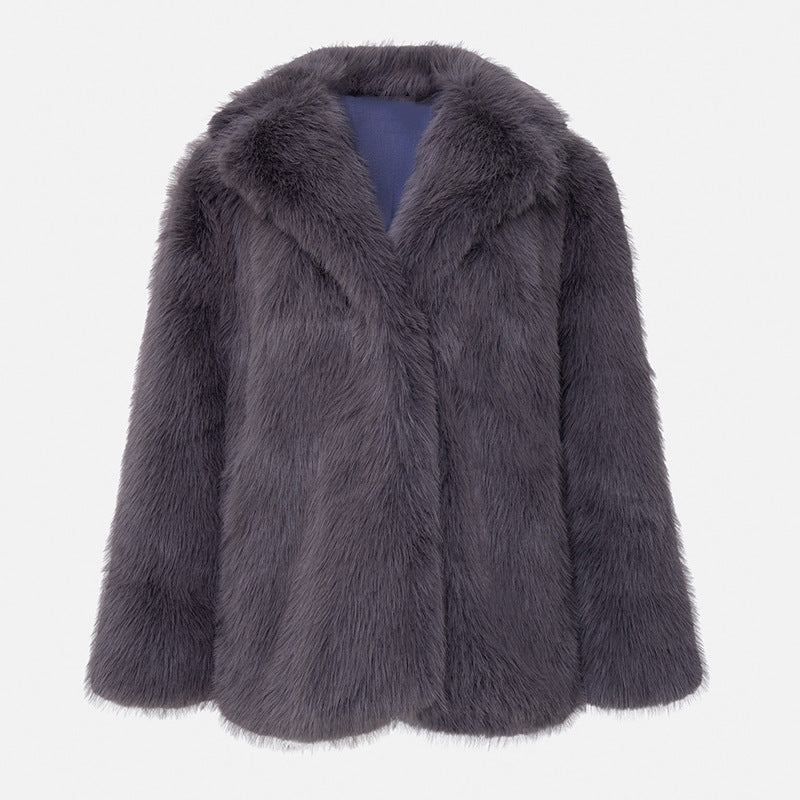 Artificial Fur Warm Coat Thick Coat Women