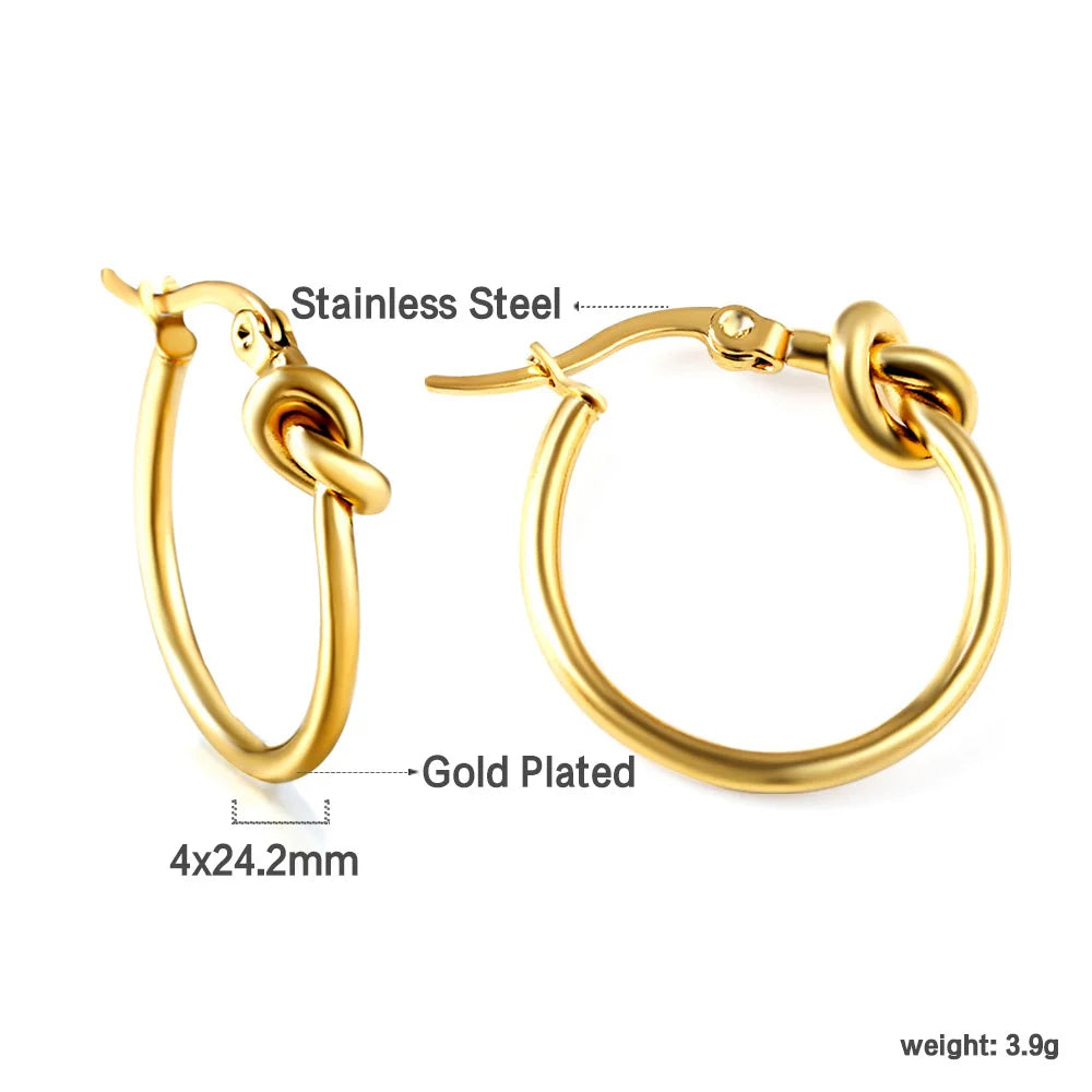 LUXUKISSKIDS Gold Color Luxury Hoop Earrings Aesthetic Hyperbole Big Round Statements Earrings Modern Fashion Korea Jewelry Gift