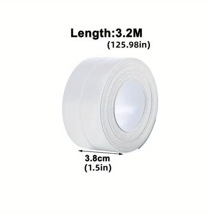 Shower Bath Sealing Tape Strips PVC Self Adhesive Waterproof Wall Sticker for Bathroom Kitchen Seal Caulk Strip Sink Mold Proof
