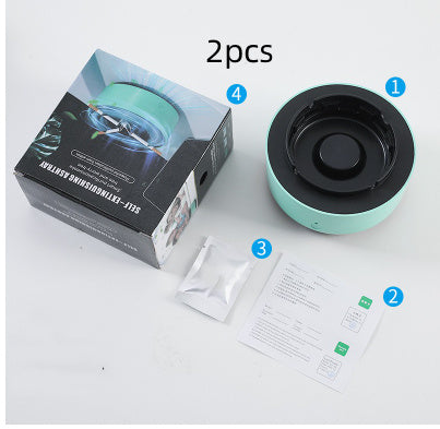 Removal Air Purification Ashtray Anion Purification Practical Automatic Purifier Ashtray Portable Gadgets For Car Ashtray