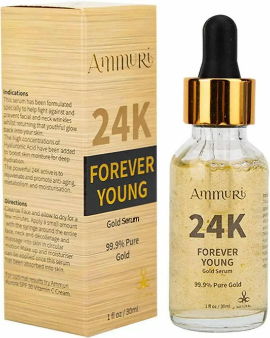 Ammuri 24K Gold Face Serum – Radiance & Anti-Aging Boost