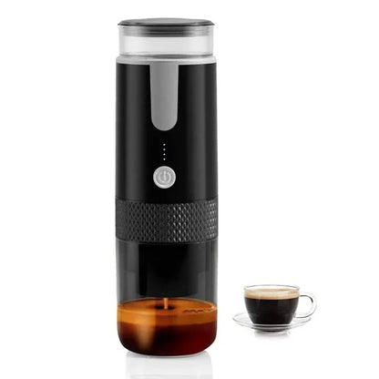 Portable Electric Coffee Maker for Ground Coffee and Capsule Brewing