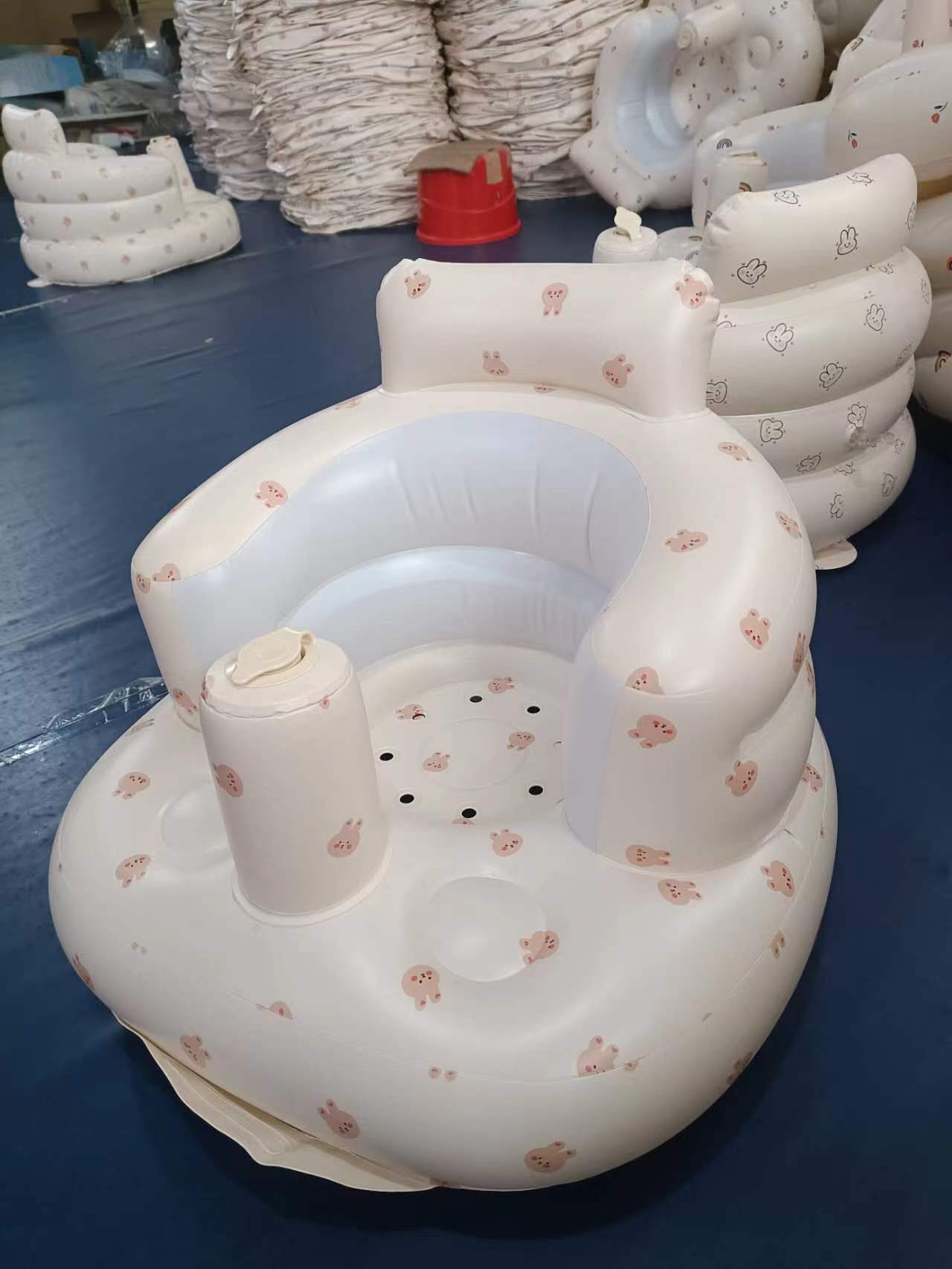 Portable Inflatable Baby Dining Chair For Bathing And Swimming