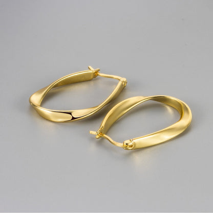 Simple And Light Luxury Graceful Online Influencer Simple Bracelet Earrings