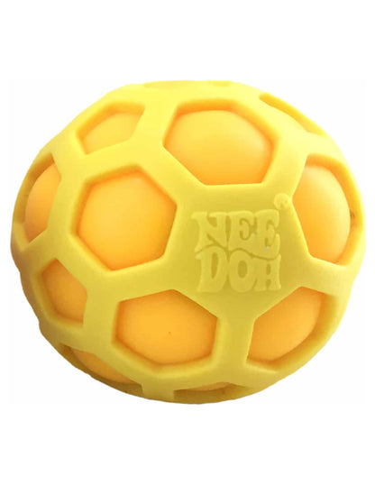 Nee Doh Atomic Squeeze Ball - Novelty Fidget Toy for Children Ages 3 and Up, Available in Multiple Colors