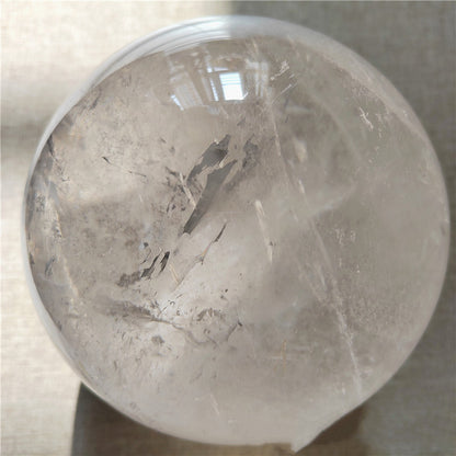 Natural White Crystal Ball Decoration