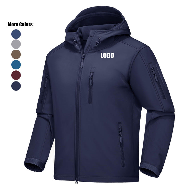 Hooded Outdoor Windproof Casual Men's New Loose Jacket