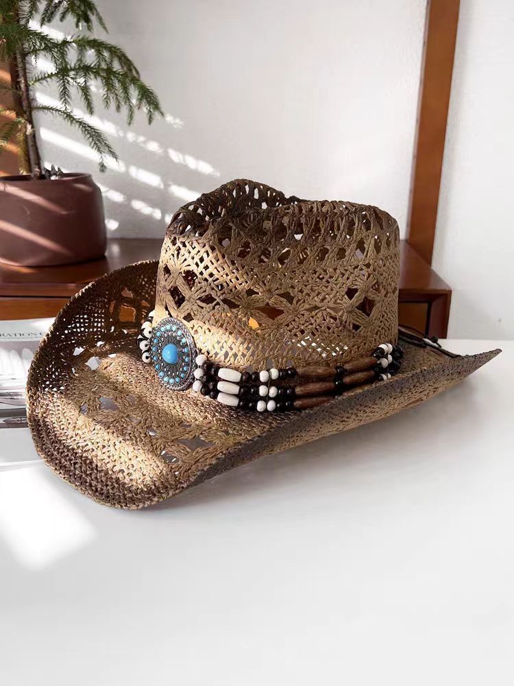 Summer Outdoor Ethnic Style Fedora Hat West