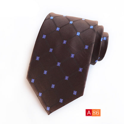 Men's Casual Formal Wear Polyester Jacquard Tie