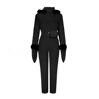 Winter Outdoors Fashion One-piece Ski Suit Women