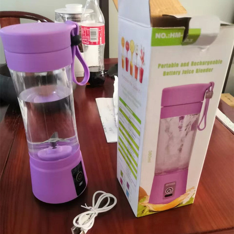 Portable Blender With USB Rechargeable Mini Kitchen Fruit Juice Mixer Home Simple Portable Electric Mini Juicer