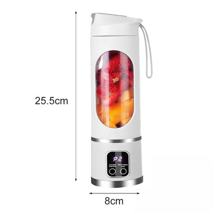 Portable USB Rechargeable Juicer Cup Electric Mixer Blender Smoothie Maker 450ml